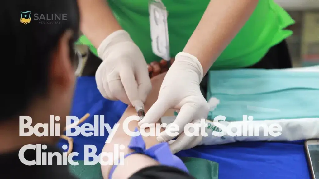 Bali Belly Care Treatment at Saline Clinic Bali